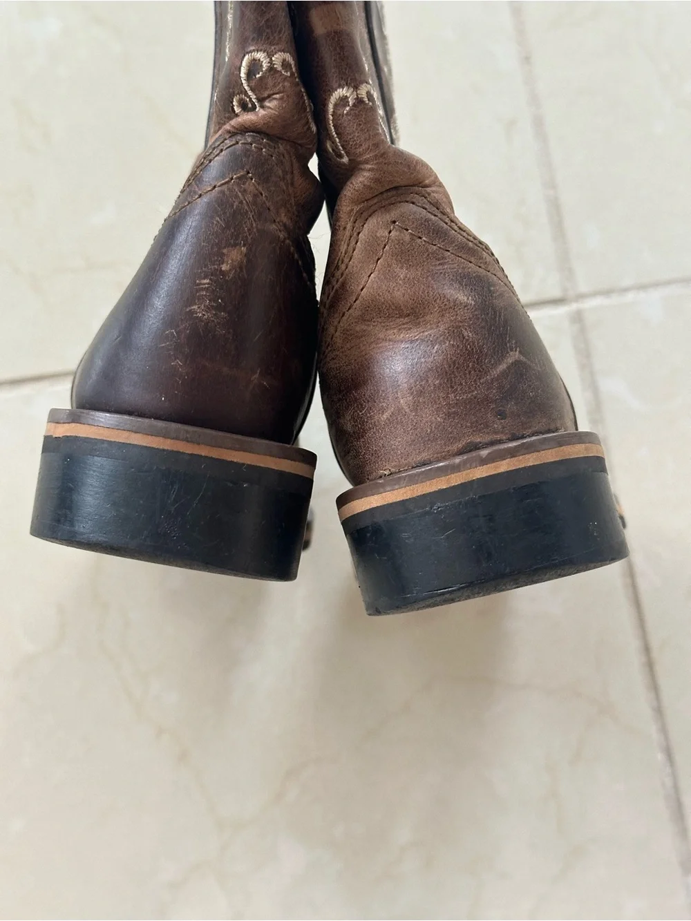 Smoky Mountain Girls Marilyn Brown Waxed Distressed Western Boots 11R
